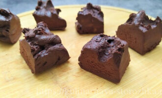 шоколадная масса для домашних трюфелей из какао и сгущенного молока фото