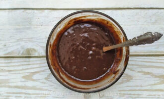 шоколадная глазурь для кекса с вишней фото