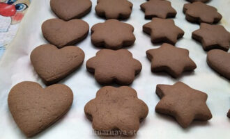 шоколадное песочное печенье вкусный рецепт фото