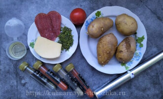 продукты для картошки-гармошки фото