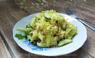 вкусный салат с пекинской капустой фото