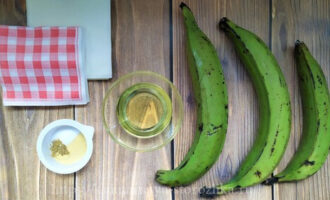продукты для жареных бананов плантанов фото