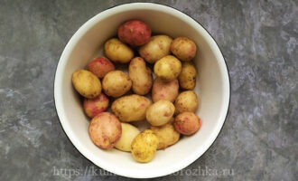 чистая молодая картошка фото