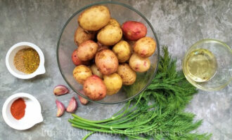 продукты для молодого картофеля в рукаве фото