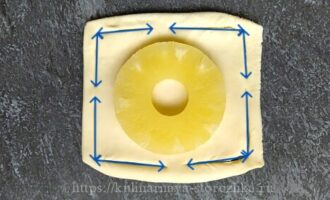 как разрезать тесто с ананасом фото