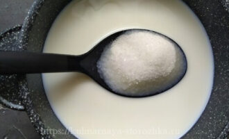 сахар соль молоко для пшенной каши фото