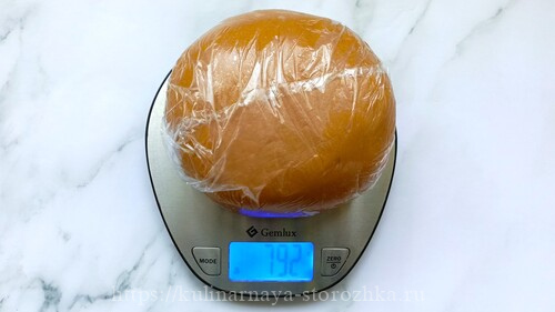 вес готового медового теста фото